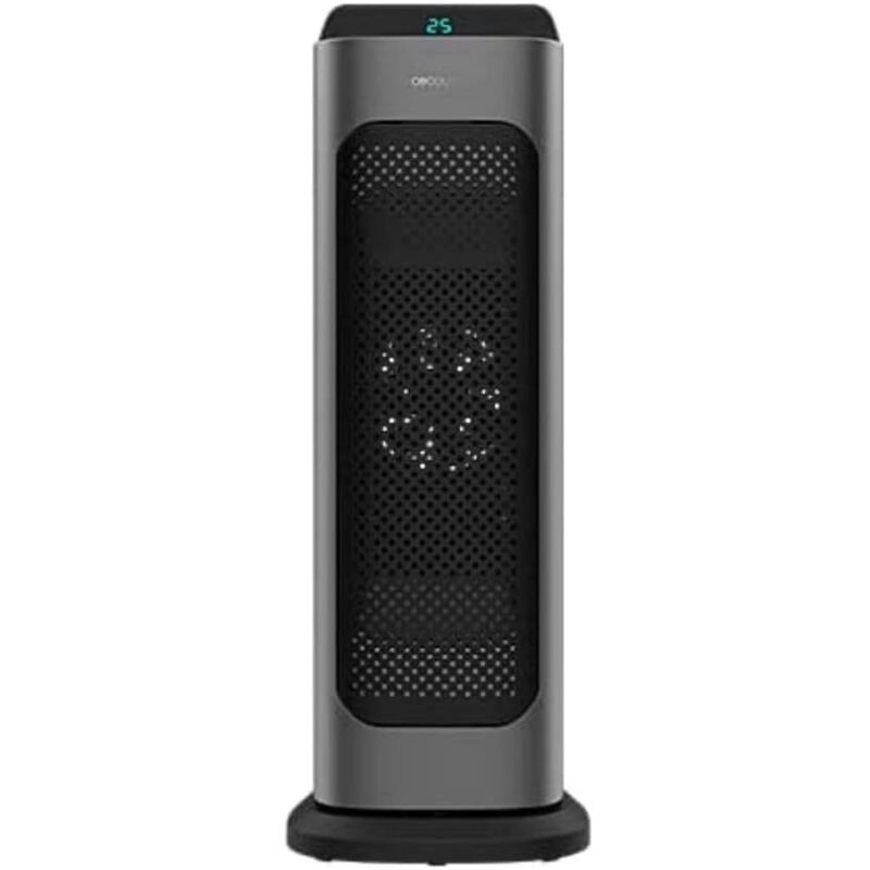 foto del prodotto cecotec scaldabagno ceramico ready warm 6800 ceramic sky smart, 2000 w, termostato regolabile, display led, timer, oscillazione, telecomando,