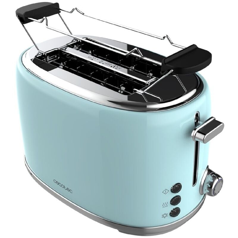 foto del prodotto cecotec tostapane verticale toast taste 1000 retro double blue