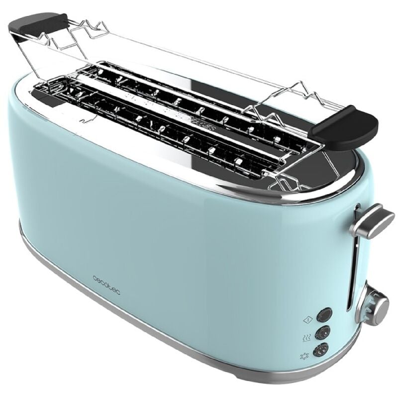 foto del prodotto cecotec tostapane verticale toast taste 1600 retro double blue