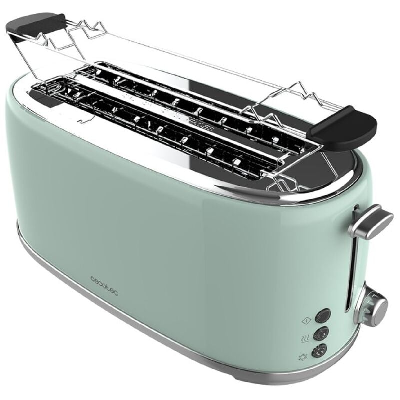 foto del prodotto cecotec tostapane verticale toast taste 1600 retro double green