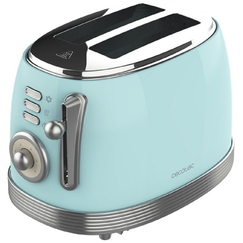 foto del prodotto cecotec tostapane verticale toast taste 800 vintage light blue