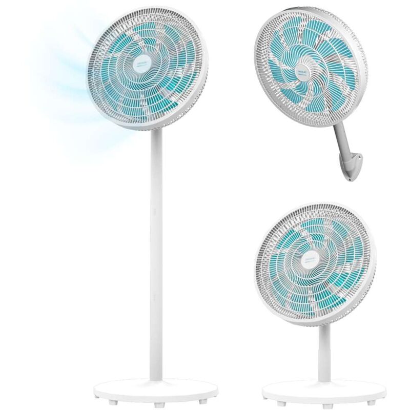 foto del prodotto cecotec ventilatore a pianta, da tavolo e da parete, energysilence 550 3in1, 60 w, multiposizione con 3 altezze, diametro 16 , oscillazione