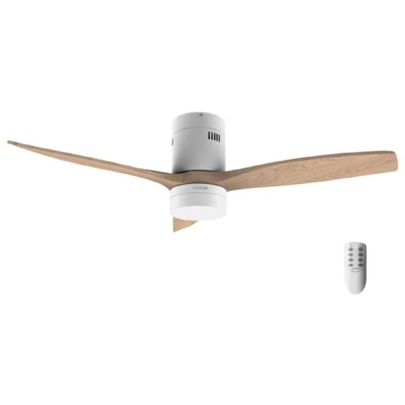 foto del prodotto cecotec ventilatore da soffitto classico energysilence aero 5600 con luce. 40w, motore dc, diametro 132 cm, lampada led 18w, timer, 6 v