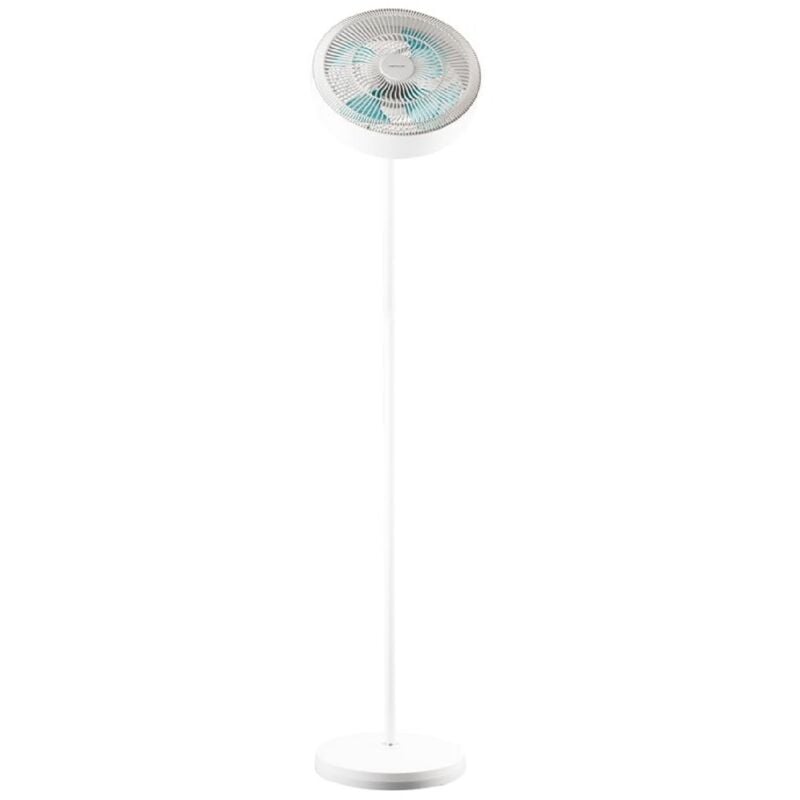 foto del prodotto cecotec ventilatore de piede con anello de luce led e telecomando energysilence fanlamp. 36w, motore dc, uscita de aria reversibile, 3 toni de