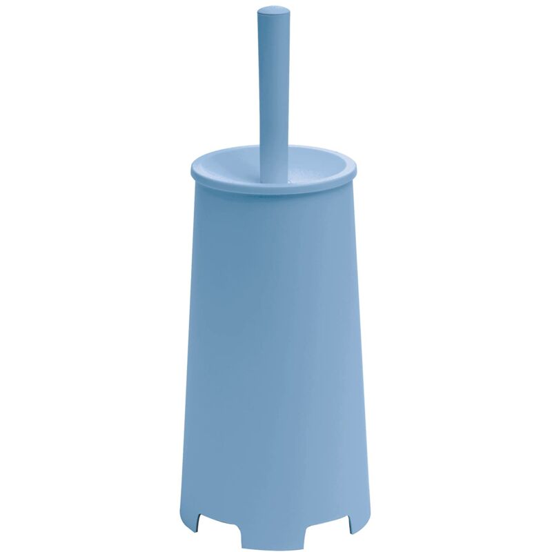 foto del prodotto celeste, g oscar wc da appoggio colore, 35x13x13 cm peso 0,396 kg, scopino bagno con setole realizzato con resine termoplastiche, anni di garanzia 2,