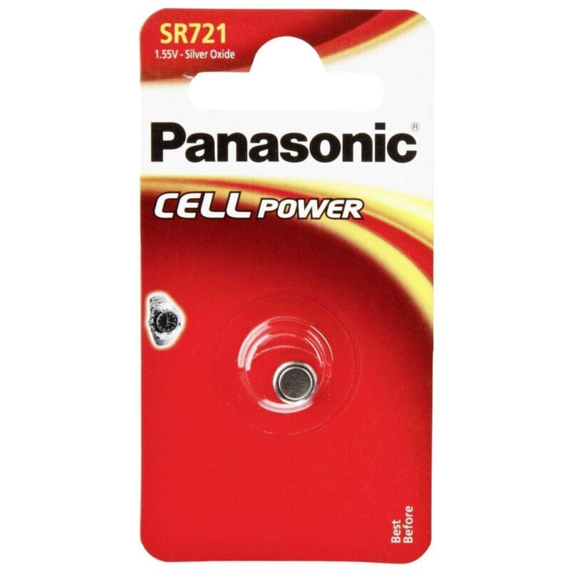 foto del prodotto cell power sr721 - batteria sr721 - ossido d'argento - 25 mah - panasonic