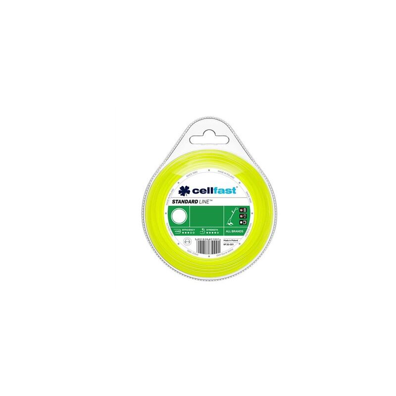 foto del prodotto cellfast linea di distribuzione per decespugliatore standard tondo 2,0 mm 15 m