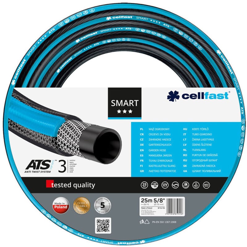 foto del prodotto cellfast tubo de irrigazione smart ats de 15 mm x 25 m