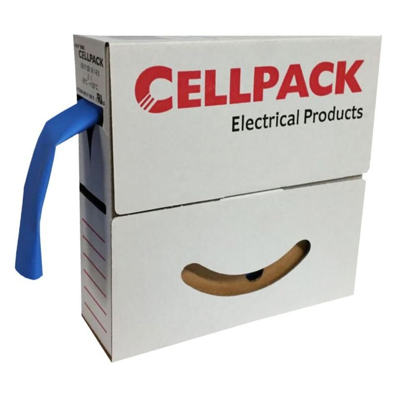 foto del prodotto cellpack guaina termorestringente 12,7 6,4 blu 8 metri 127076