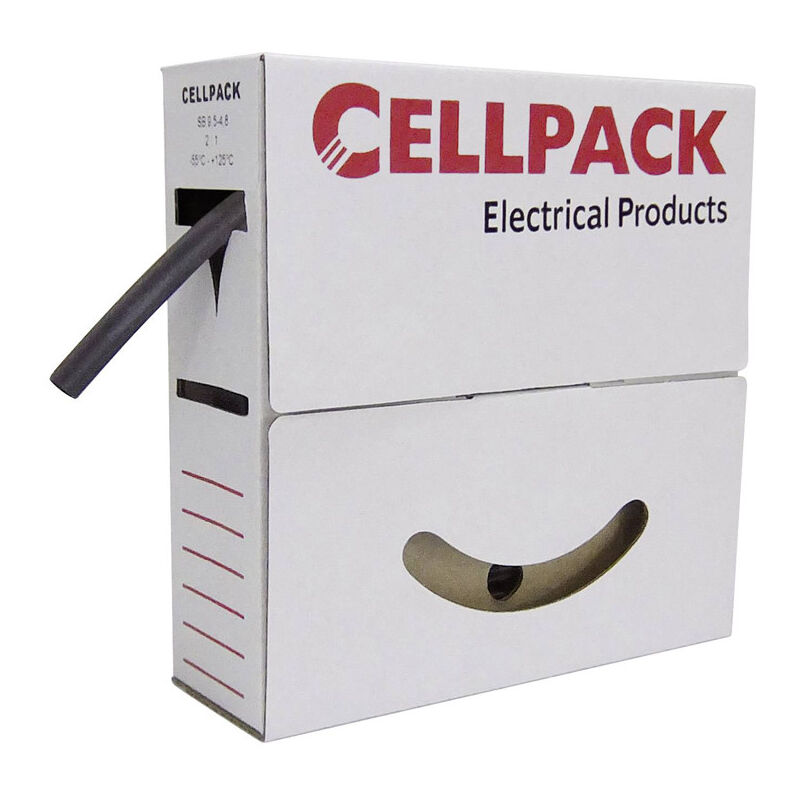 foto del prodotto cellpack guaina termorestringente 6,4 3,2 nera 10 metri 127057