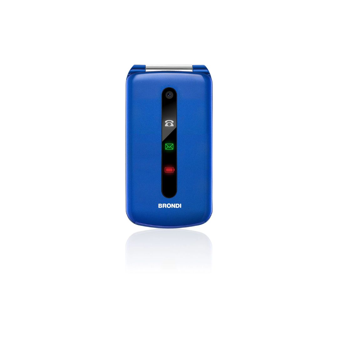 foto del prodotto cellulare brondi president duos blu metal italia