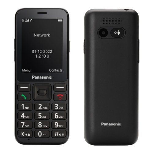 foto del prodotto cellulare panasonic kx tu250exbn dual sim black