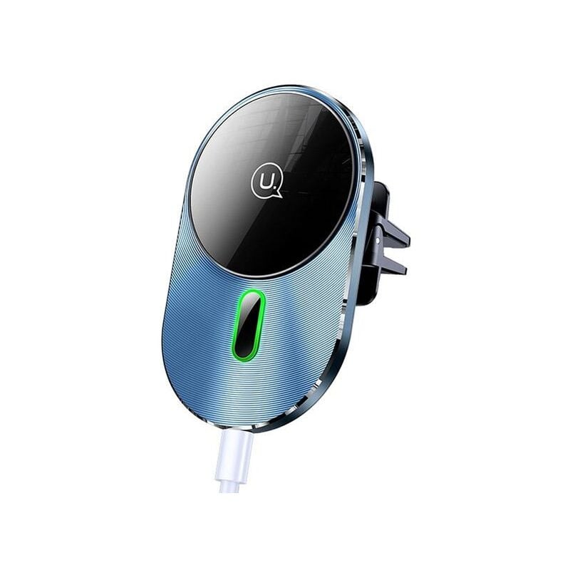foto del prodotto cellulari usams usams supporto auto con ricarica wireless 15w nero