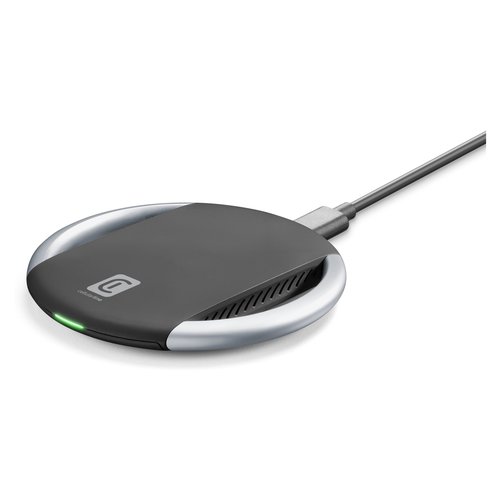 foto del prodotto cellularline arena 15w wireless charger apple, samsung and other wireless smartphones