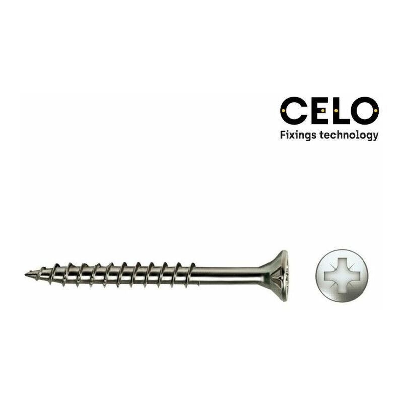 foto del prodotto celo scatola 60un vite per legno avell.pz din ref vloxp 5x90 zincata lubr.