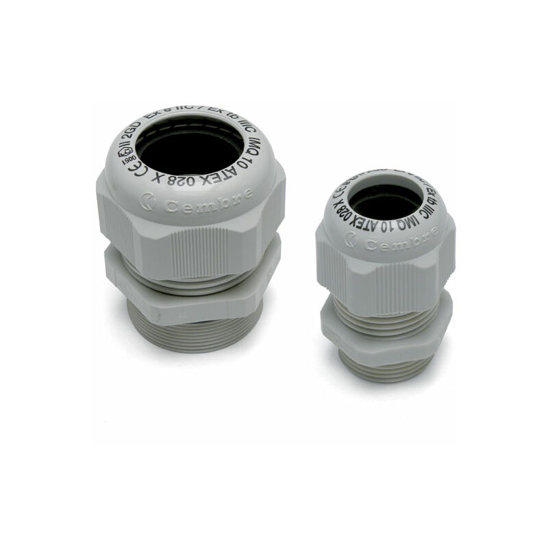 foto del prodotto cembre maxiblock atex pg11 ip65 colore grigio per pressacavi quadri cem4900.11
