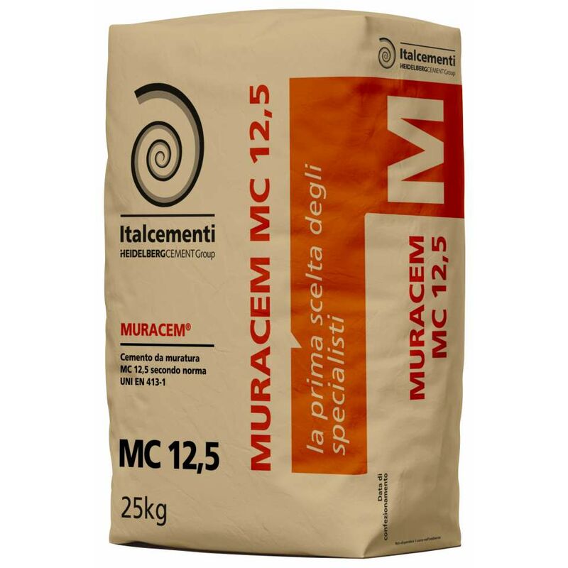 foto del prodotto cemento multifunzionale i.pro muracem grigio 25 kg italcementi