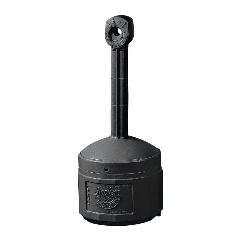 foto del prodotto cendrier sur pied d419xh978mm support noir.pe justrite