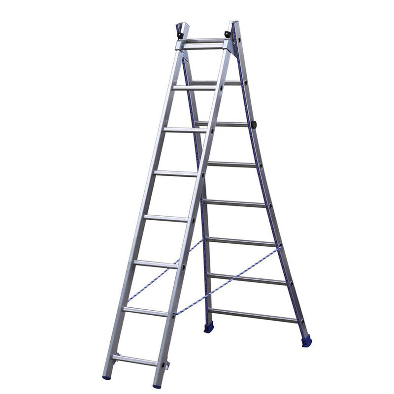 foto del prodotto centaure scala componibile 2 tronchi, altezza max in posizione doppia 2.10m, in posizione da appoggio 3.48m 213208