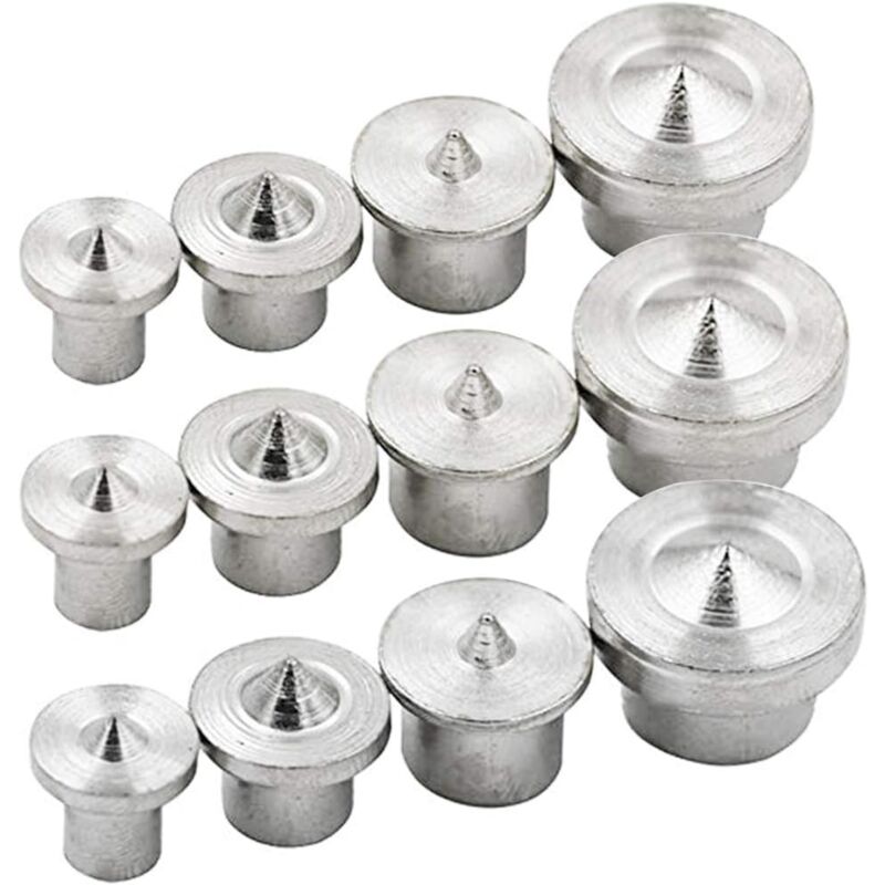 foto del prodotto centering point, 12 pieces dowel centering pins and tenon for 6 12 mm dowelling