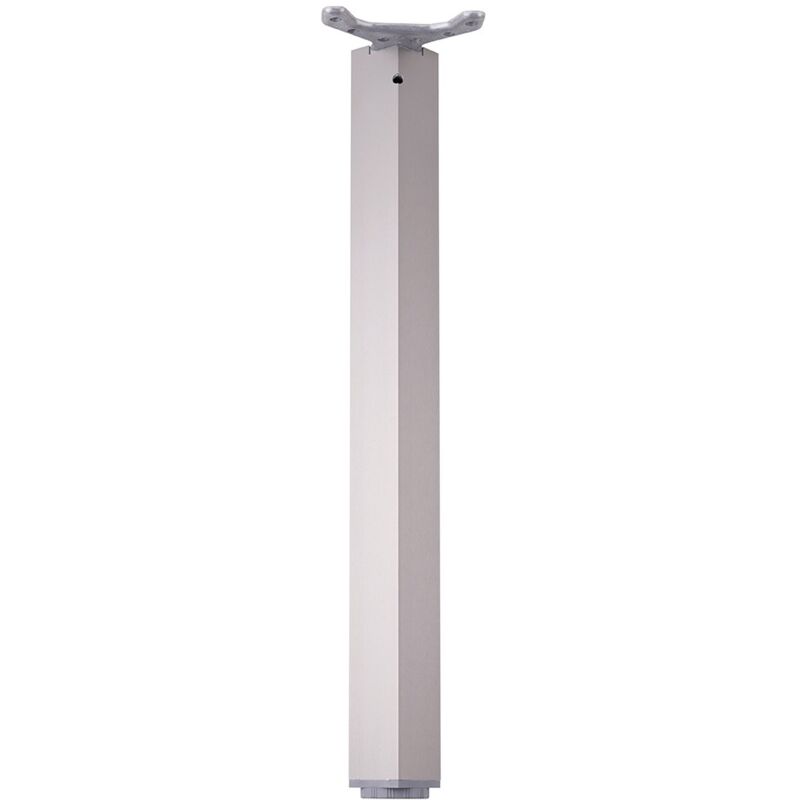 foto del prodotto centrale brico gambe ta001 gamba da tavolo, 710r 60x60mm, acciaio similpelle