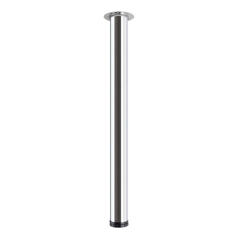 foto del prodotto centrale brico gambe ts001 gamba da tavolo, 710r 60mm, cromata