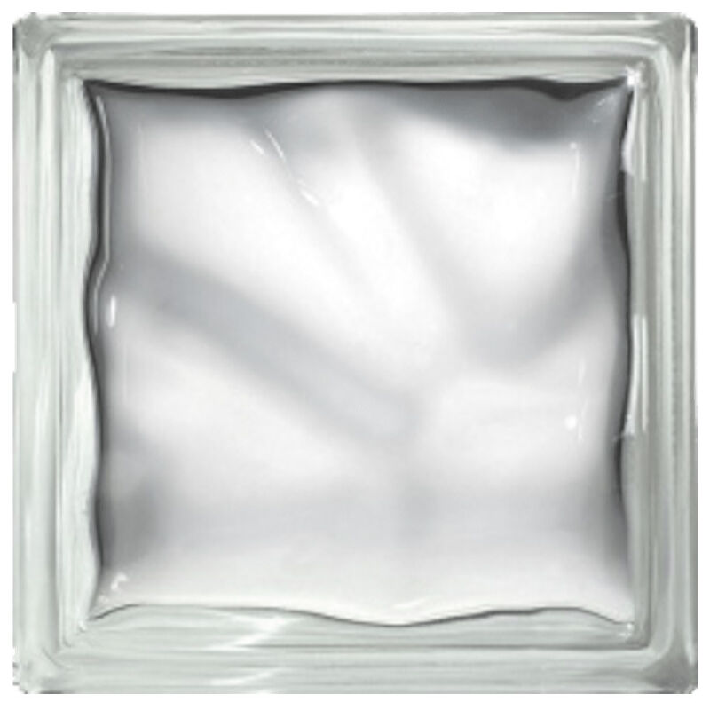 foto del prodotto centrale brico glassblocks blocco di vetro luxfera 19x19x8 cm, trasparente lucido 1908w 