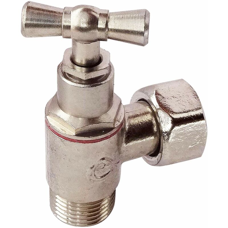 foto del prodotto centrale brico somatherm for you wc rubinetto staffa a staffa nichelato m12 17 3 8 dado prigioniero 12 17 3 8 