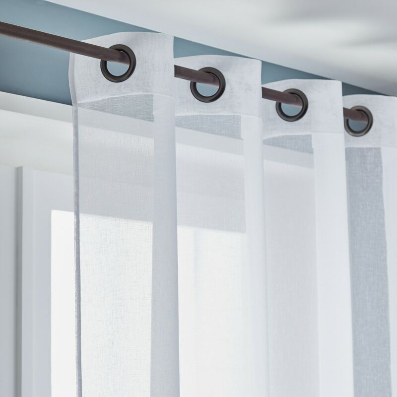 foto del prodotto centrale brico tenda schermante linette bianca l.145 x h.240 cm linder