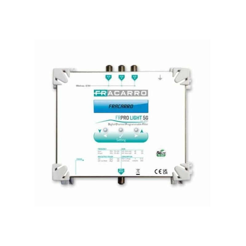 foto del prodotto centrale programmabile fracarro per il filtraggio dei canali 3 ingressi frpro light 5g - 287629