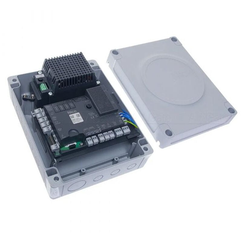 foto del prodotto centrale scheda quadro di comando due 2 motori 24v 24vdc originale nice mc824h