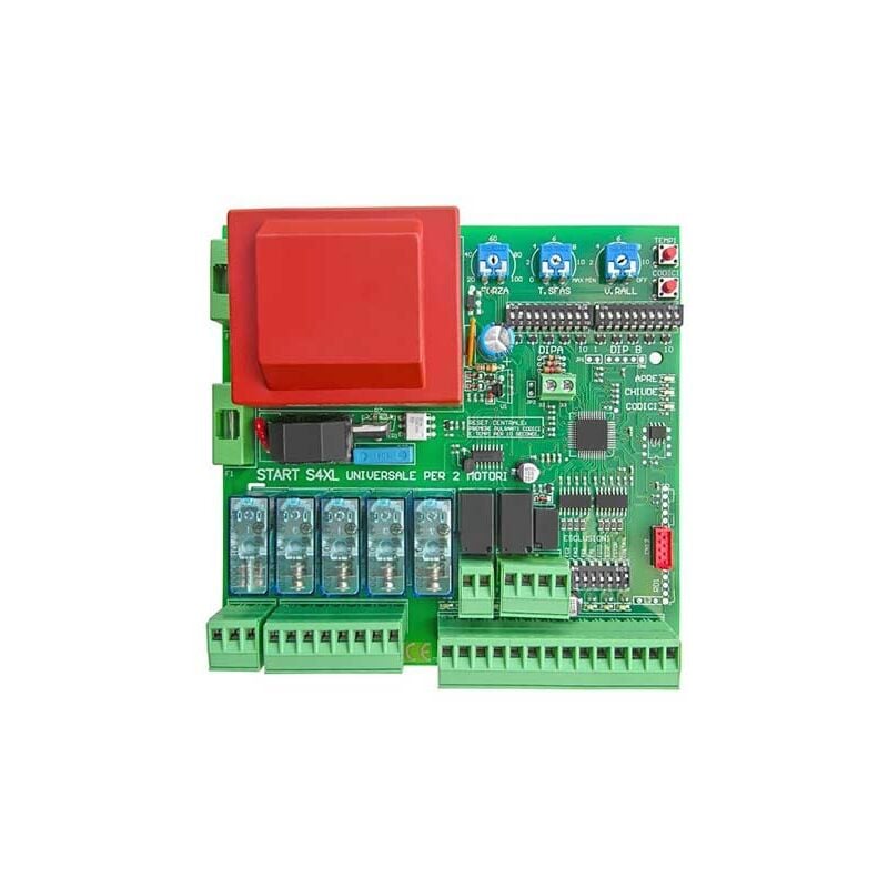 foto del prodotto centralina 230v monofase universale per 1 o 2 motori automazione cancello start s4xl
