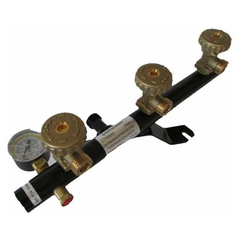 foto del prodotto centralina gas gpl con valvola di sicurezza e manometro 006650ba novacomet