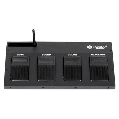 foto del prodotto centralina luci dmx colorkey cku 3055 partybar wireless footswitch bla