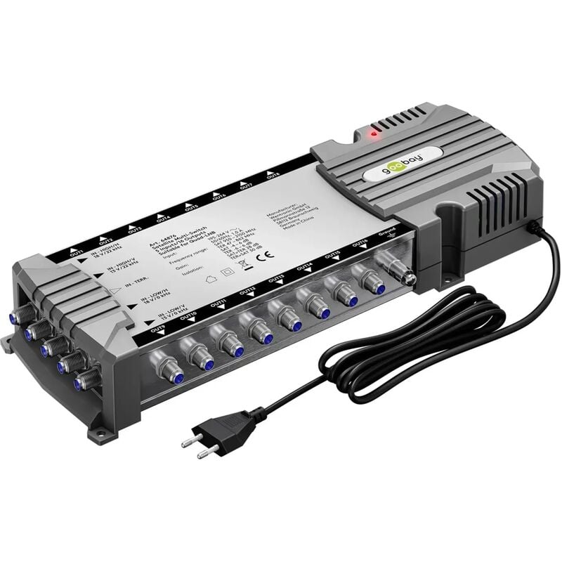 foto del prodotto centralina multiswitch lnb satellitare 5 ingressi 16 uscite
