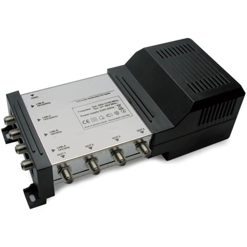 foto del prodotto centralina multiswitch lnb satellitare 5 ingressi 4 uscite