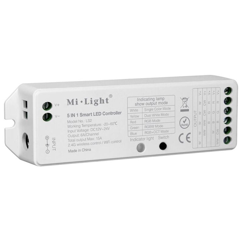 foto del prodotto centralina universale rgb rgbw tunablew dimmerabile 5940 u