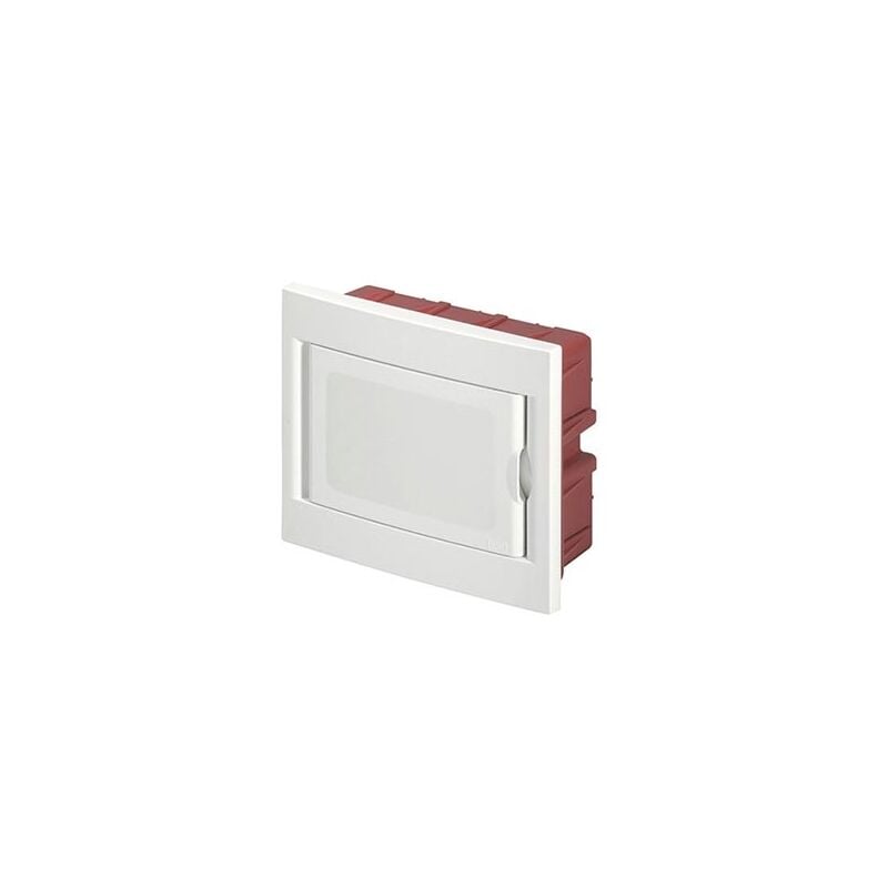 foto del prodotto centralino da incasso 12 moduli con cornice bianca e portello bianco 315x215x75mm ip40 faeg - fg14612