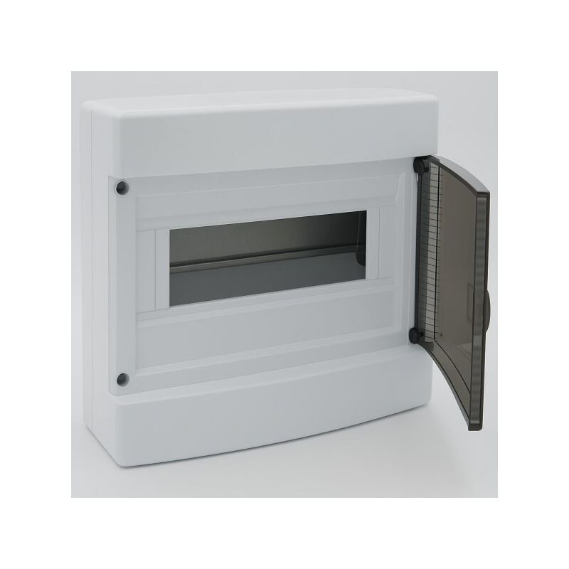 foto del prodotto centralino da parete 12 moduli, bianco ip40, 270x190x100 mm, ral 9016, ideale per installazioni elettriche domestiche e industriali