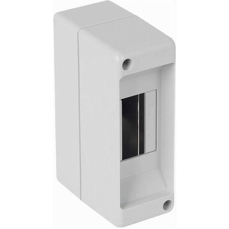 foto del prodotto centralino da parete esterno 1 2m moduli ip20 colore grigio 130x45x85 mm fg14011 - - trade shop traesio