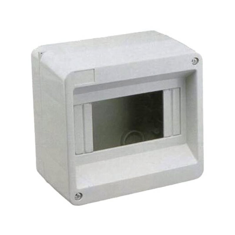 foto del prodotto centralino da parete senza sportello ip40 mm.140x90x135h. per 4 6 moduli 11w 90.06 