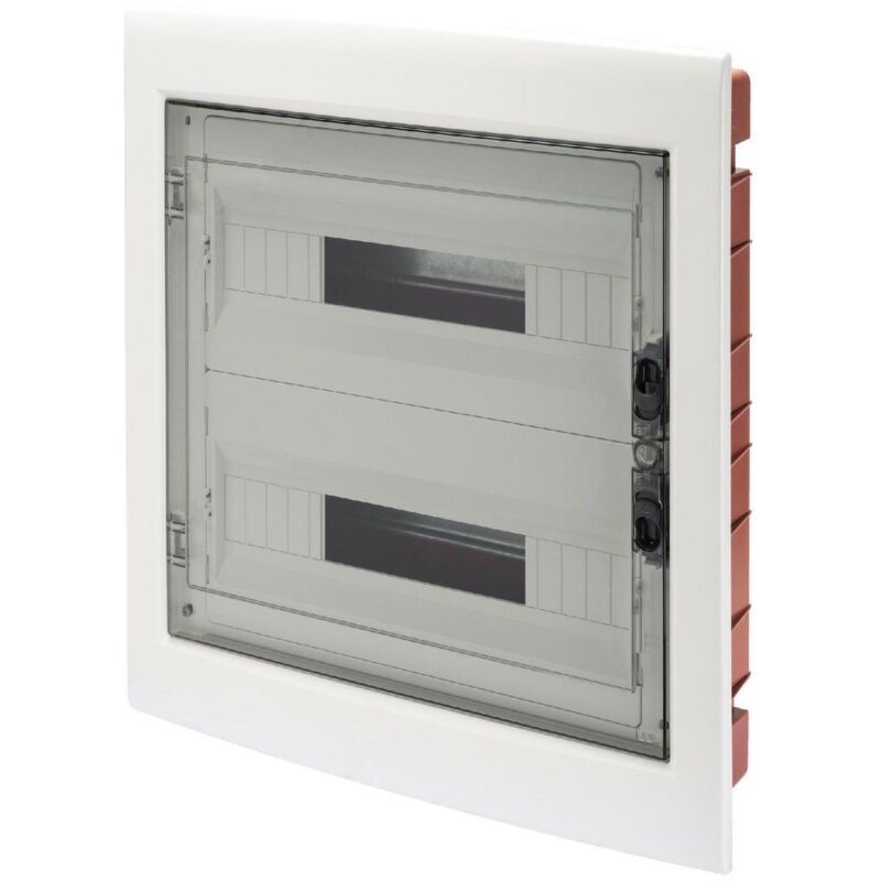 foto del prodotto centralino incasso gewiss 18x2 moduli trasparente fum ip40 gw40609