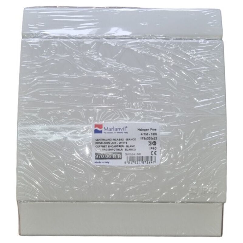 foto del prodotto centralino incasso marlanvil 4 7 m sportello bianco quadro elettrico 97006bb