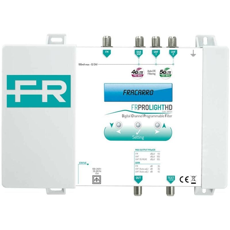 foto del prodotto centralino programmabile fracarro 4in frpro light hd 287523
