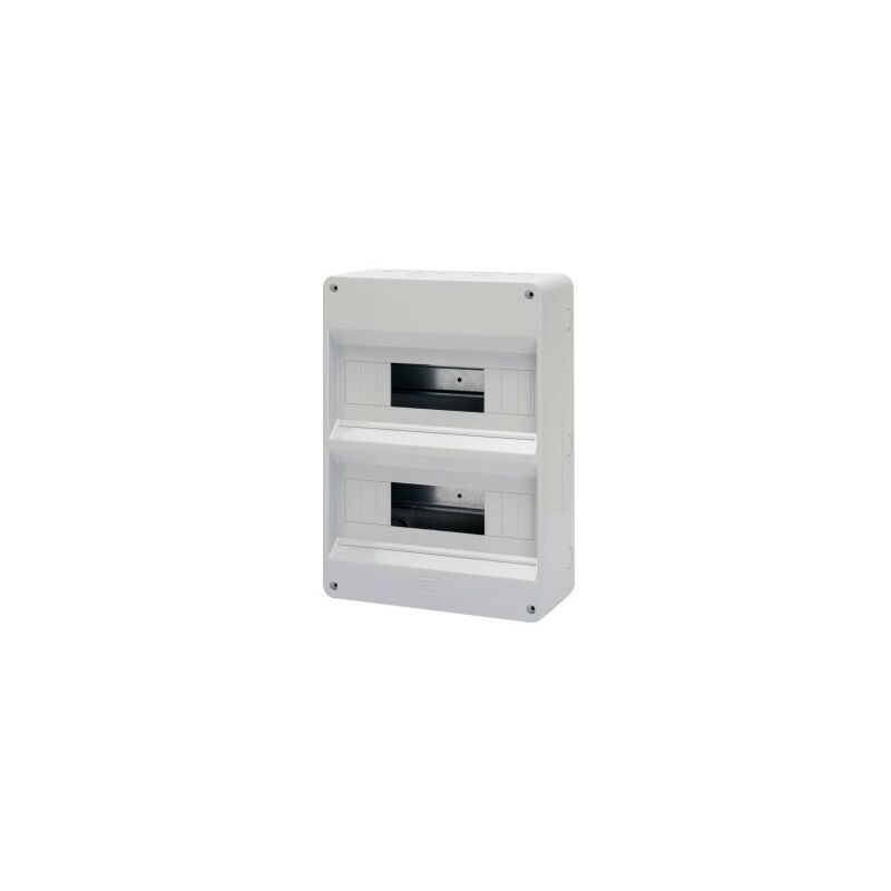 foto del prodotto centralino protetto senza porta pareti con centrini di foratura predisposto per alloggiamento morsettiere ip40 24 moduli 12x2 