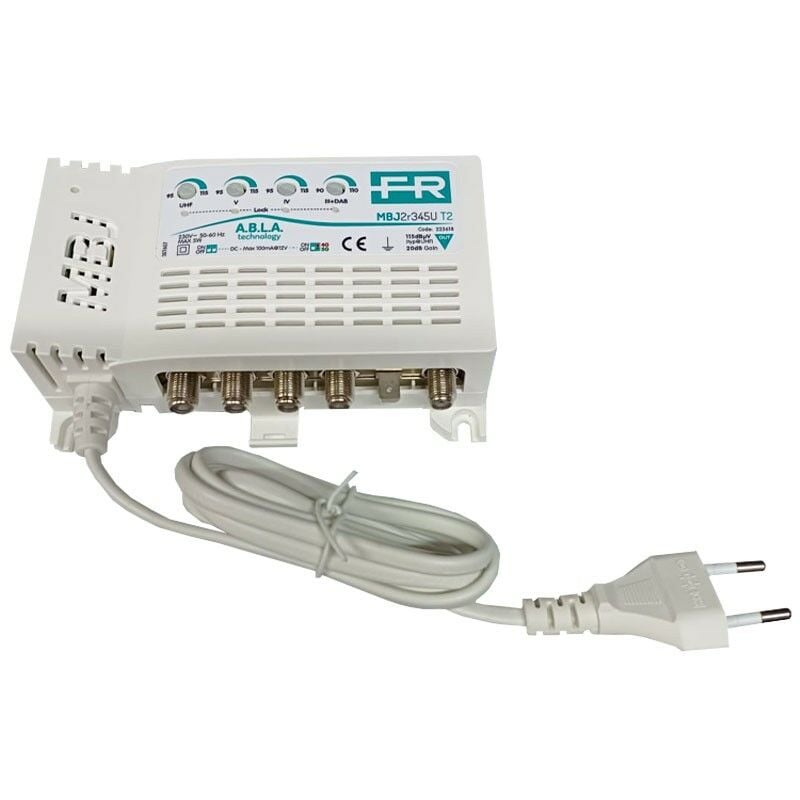 foto del prodotto centralino tv fracarro 4 ingressi 3 dab 4,5 u t2 20db 223618