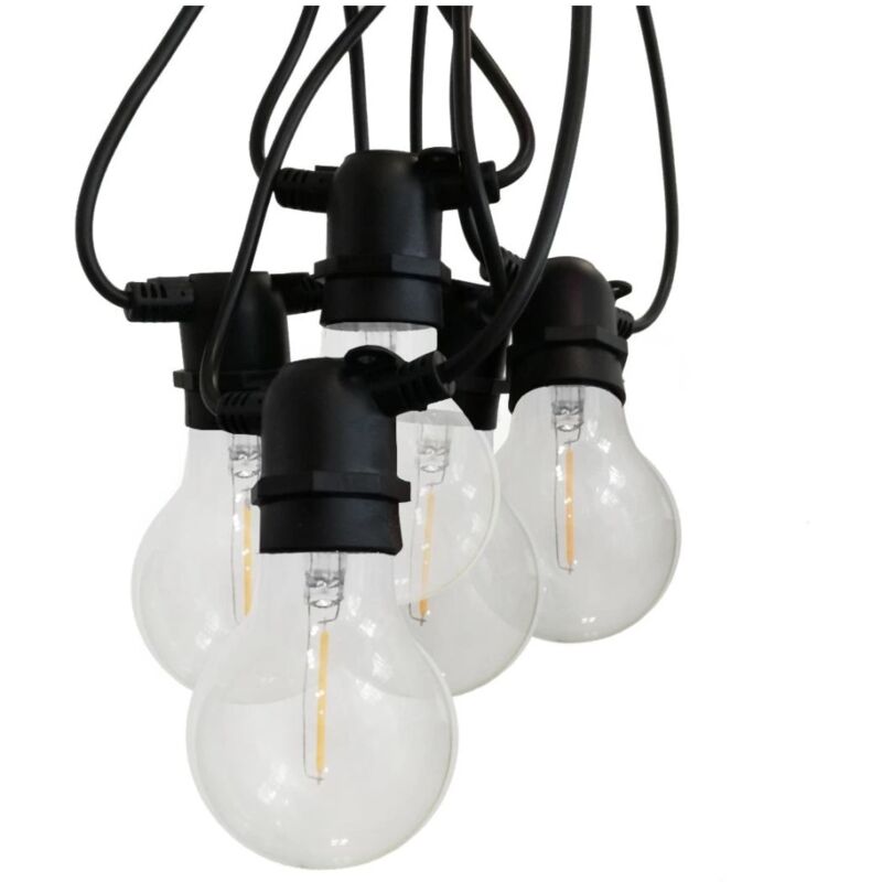 foto del prodotto century collana luminosa da esterno fiesta con 10 lampadine led, 5 m