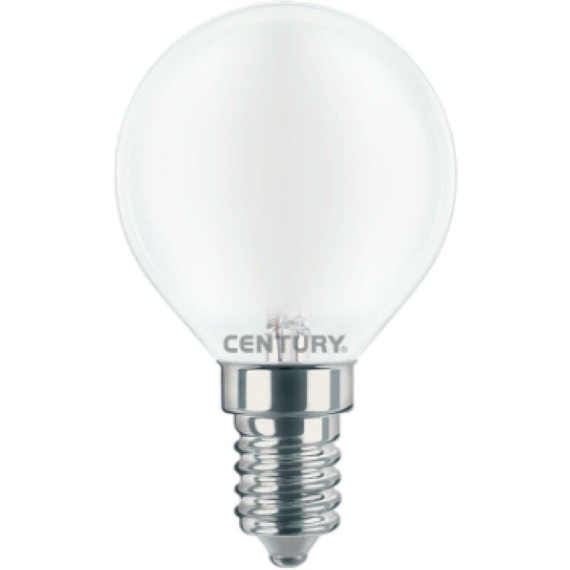 foto del prodotto century lampadina filamento sfera led incanto saten 6w 4000k e14 insh1g 061440