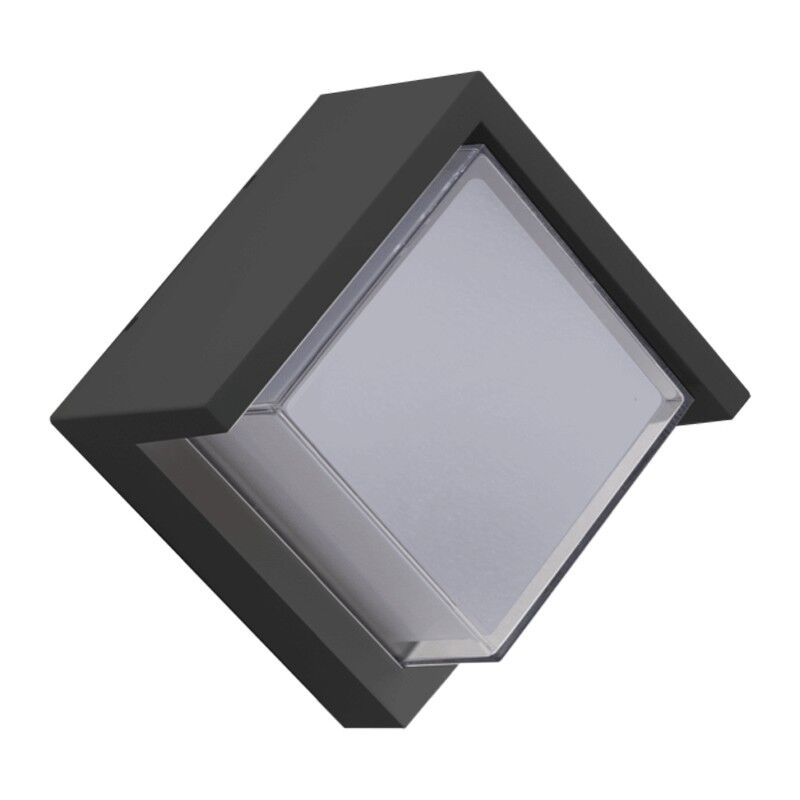 foto del prodotto century plafoniera a led pura cube 10w 3000k grigia pacgr 101630