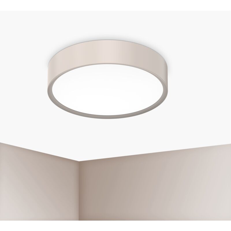 foto del prodotto century - plafoniera blanca luxe 400mm 24w 3000k-4000k-6500k sabbia bcl-2440sa